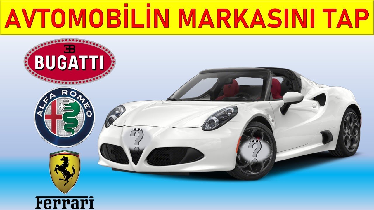 Avtomobil Markaları Testi | Avtomobil Testi | Maşın Markaları Testi
