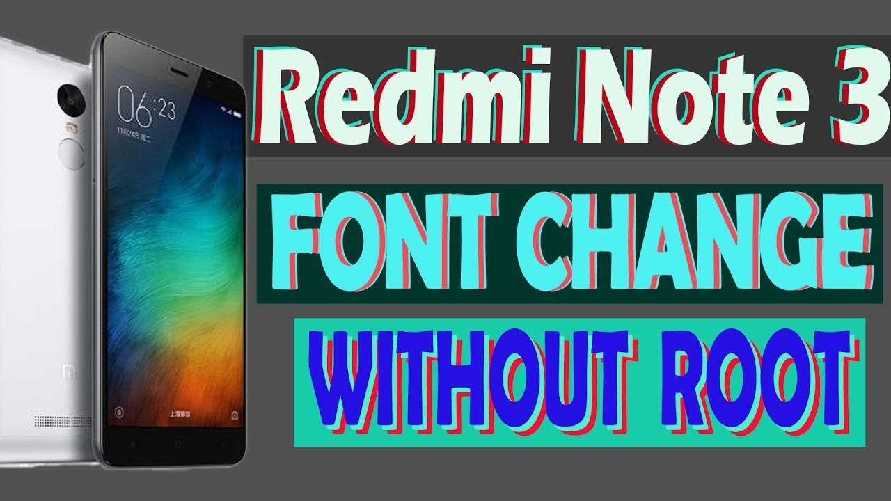 HOW TO CHANGE FONT OF MIUI