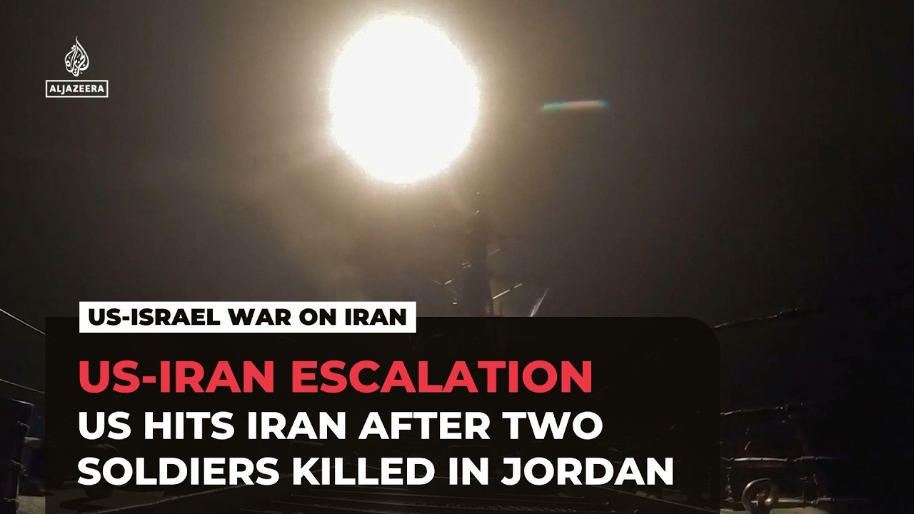 US hits Iran for eighth consecutive night after two American troops killed in Jordan