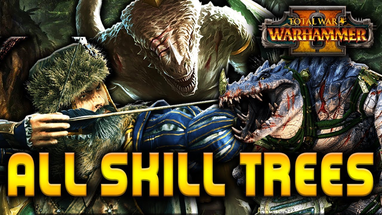 ALL 3 NEW LORDS' SKILL TREES! (+Generic) - The Hunter & The Beast - Total War: Warhammer II