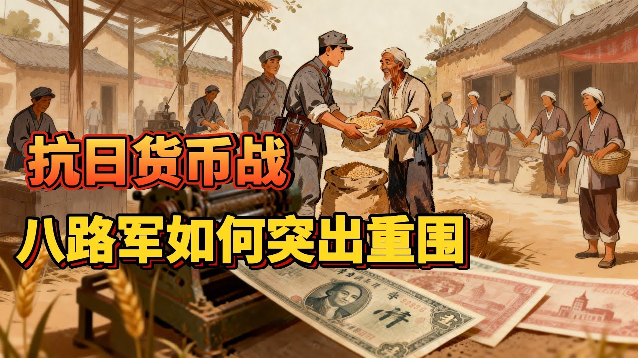 抗日战争中的货币战：穷的叮当响的八路军为何能打赢这场金融战