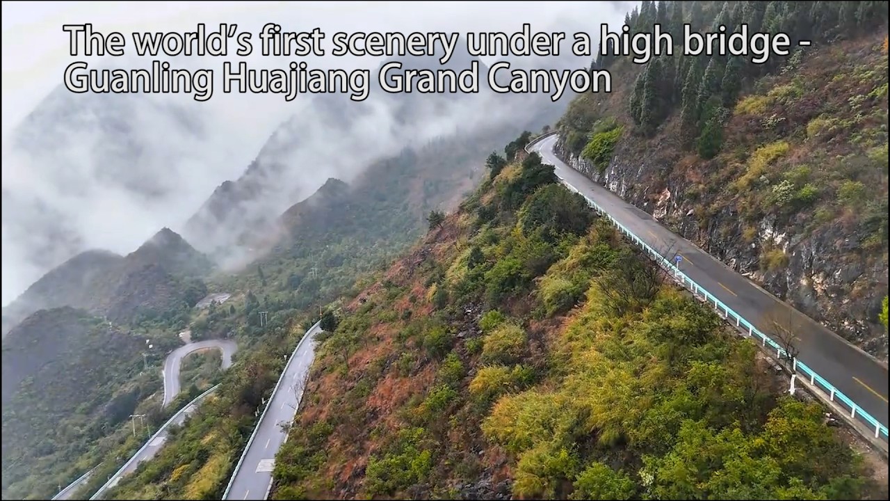 The world's first scenery under a high bridge - Guanling Huajiang Grand Canyon世界第一高桥桥下风光-关岭花江大峡谷