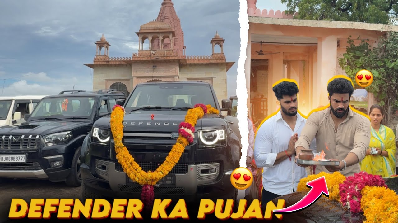 pahli bar defender Gaon mein 🤩|| Manish sahu￼