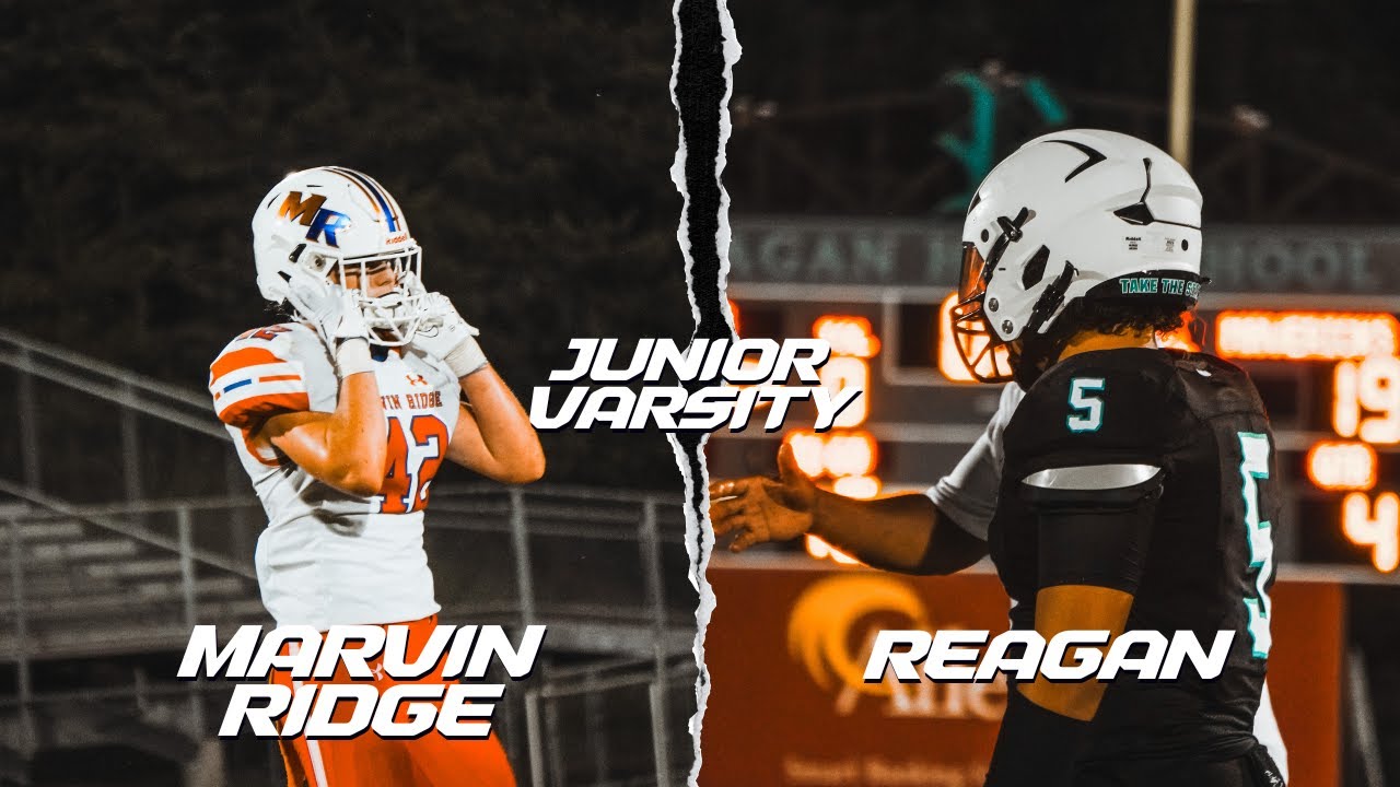 INTENSE JV GAME GOES DOWN TO THE WIRE ! REAGAN VS MARVIN RIDGE HIGH SCHOOL #thursdaynightfootball