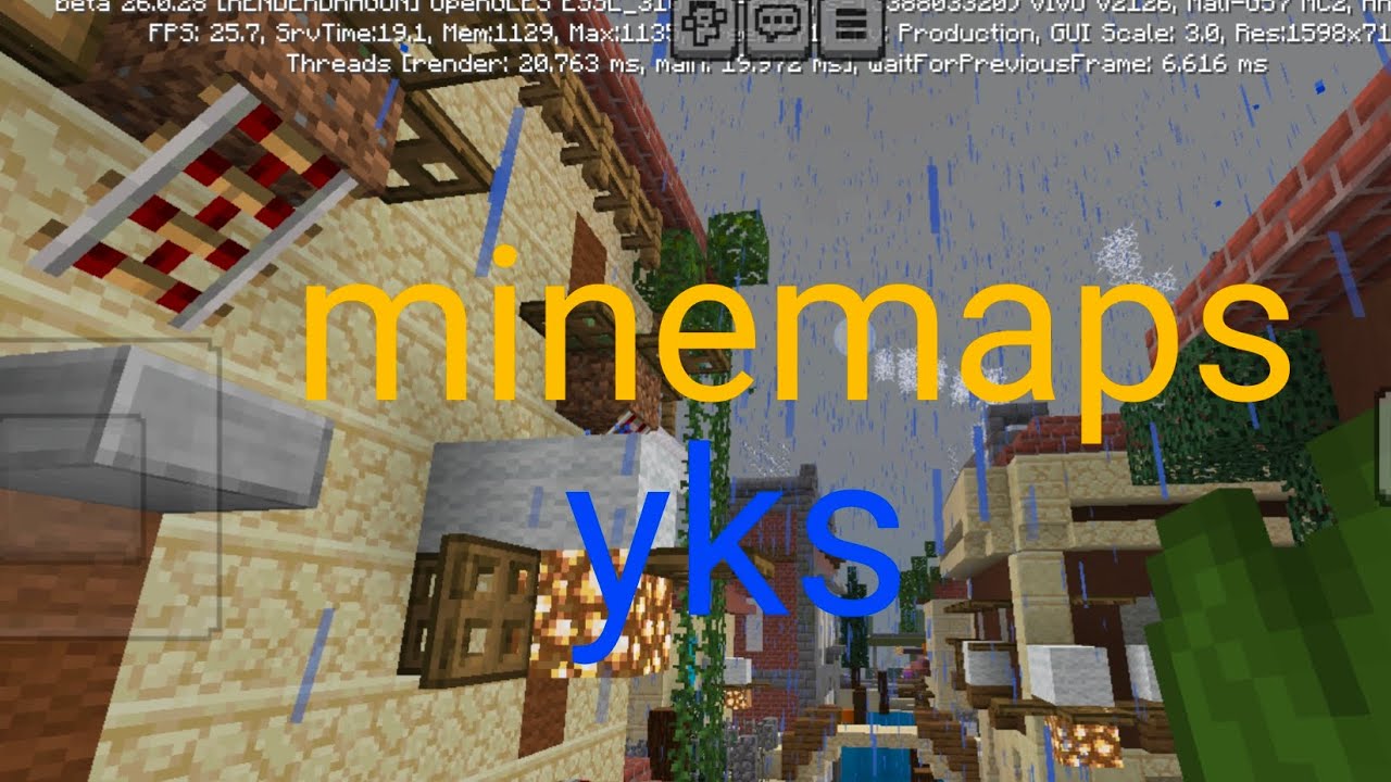 I played Minecraft and I explore village type city (venice map)