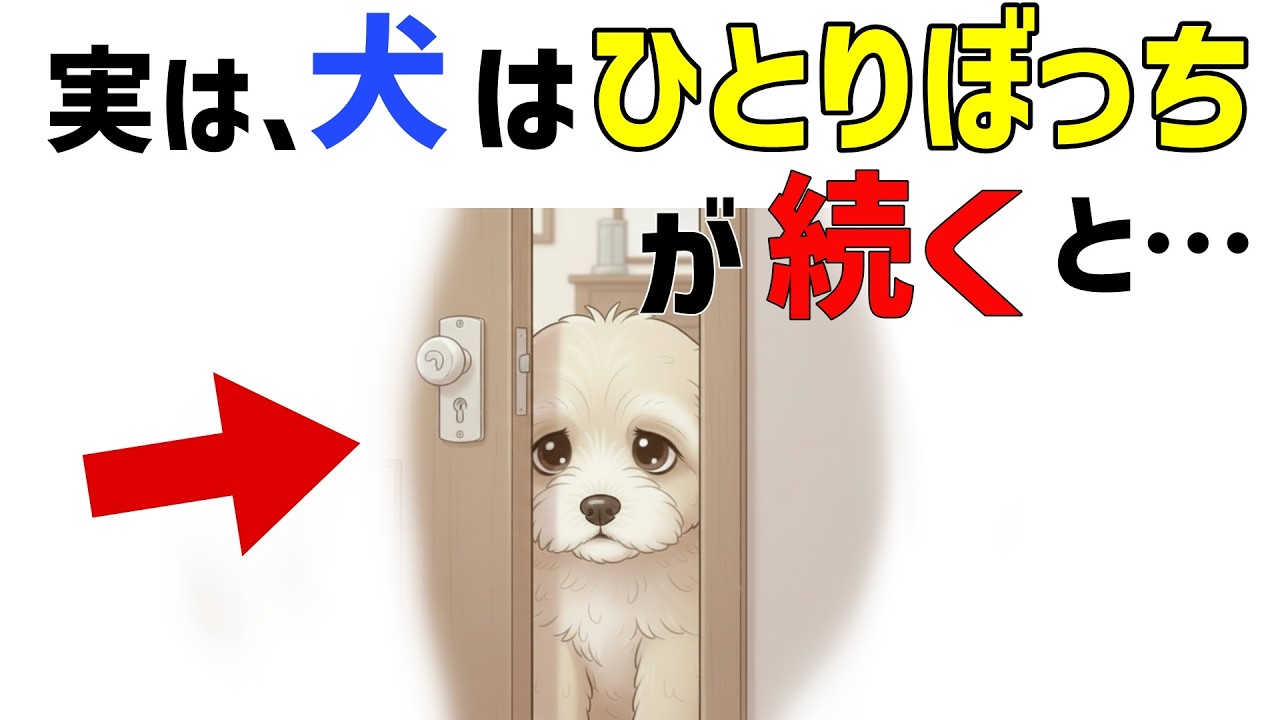 【絶対見て‼】犬が寂しさで壊れる前に出すサイン10選