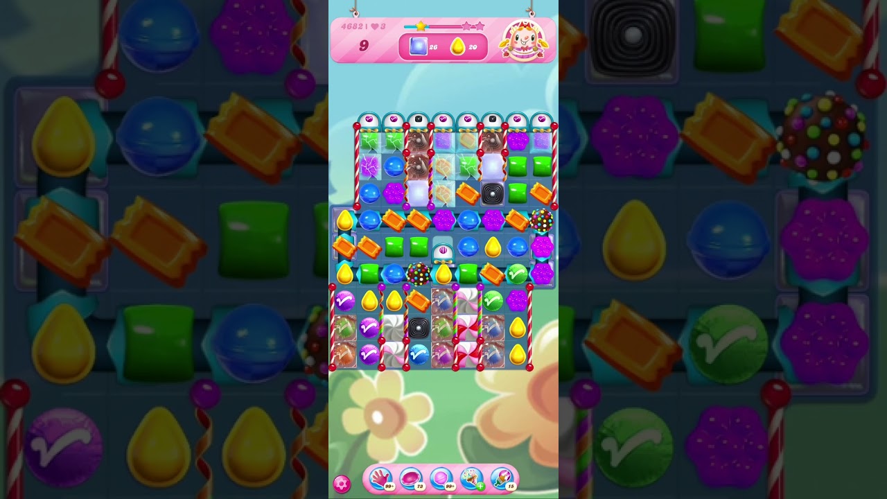 Candy Crush Saga level-4682//No boosters