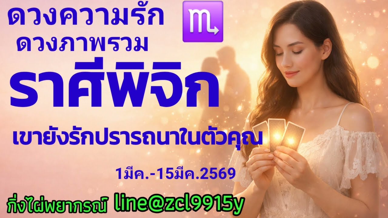 ดวงความรัก♥ราศีพิจิก♏ เขายังรักปรารถนาในตัวคุณ🔮1มีค.-15มีค.2569