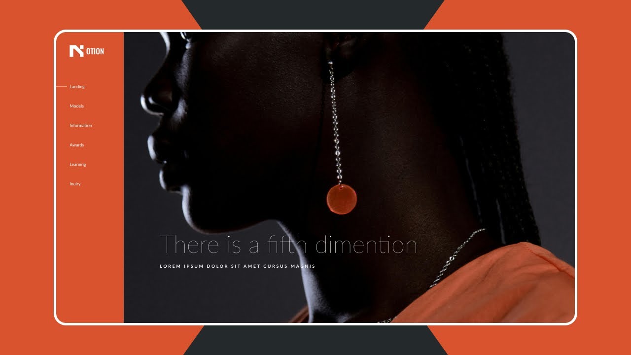 Interactive Website Landing Page With Slick Slider | Toggle Navbar Menu Motion Animation | HTML, CSS
