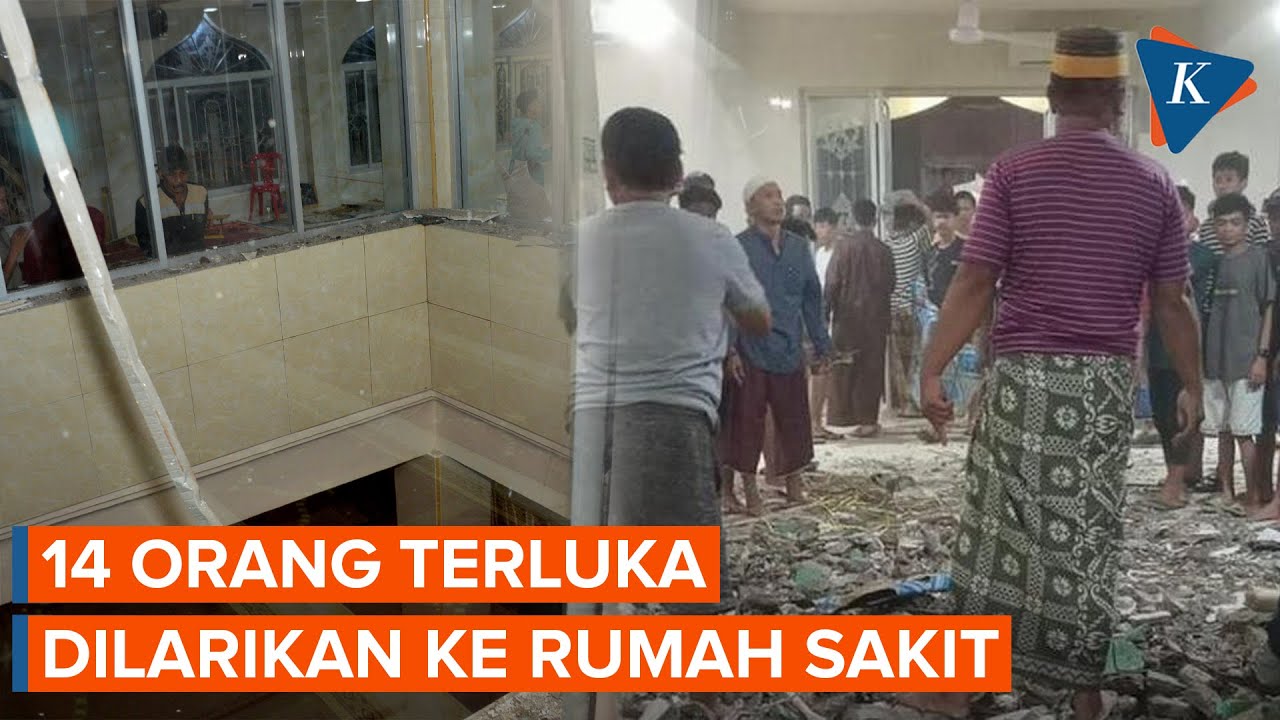 Kubah Masjid di Makassar Ambruk Timpa Jemaah Tarawih
