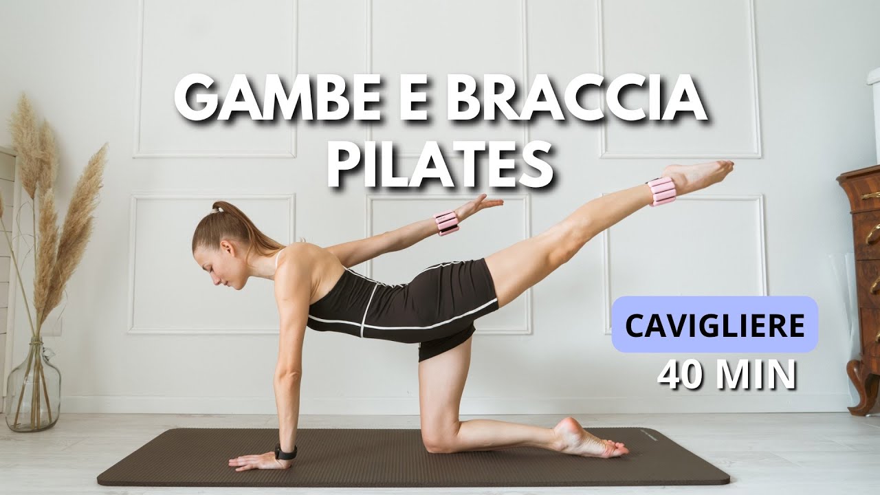 40 MIN PILATES PER GAMBE E BRACCIA || Lezioni con le cavigliere