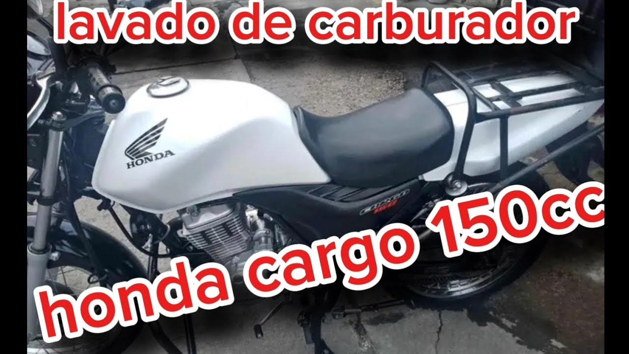 lavado de carburador (honda cargo 150cc)