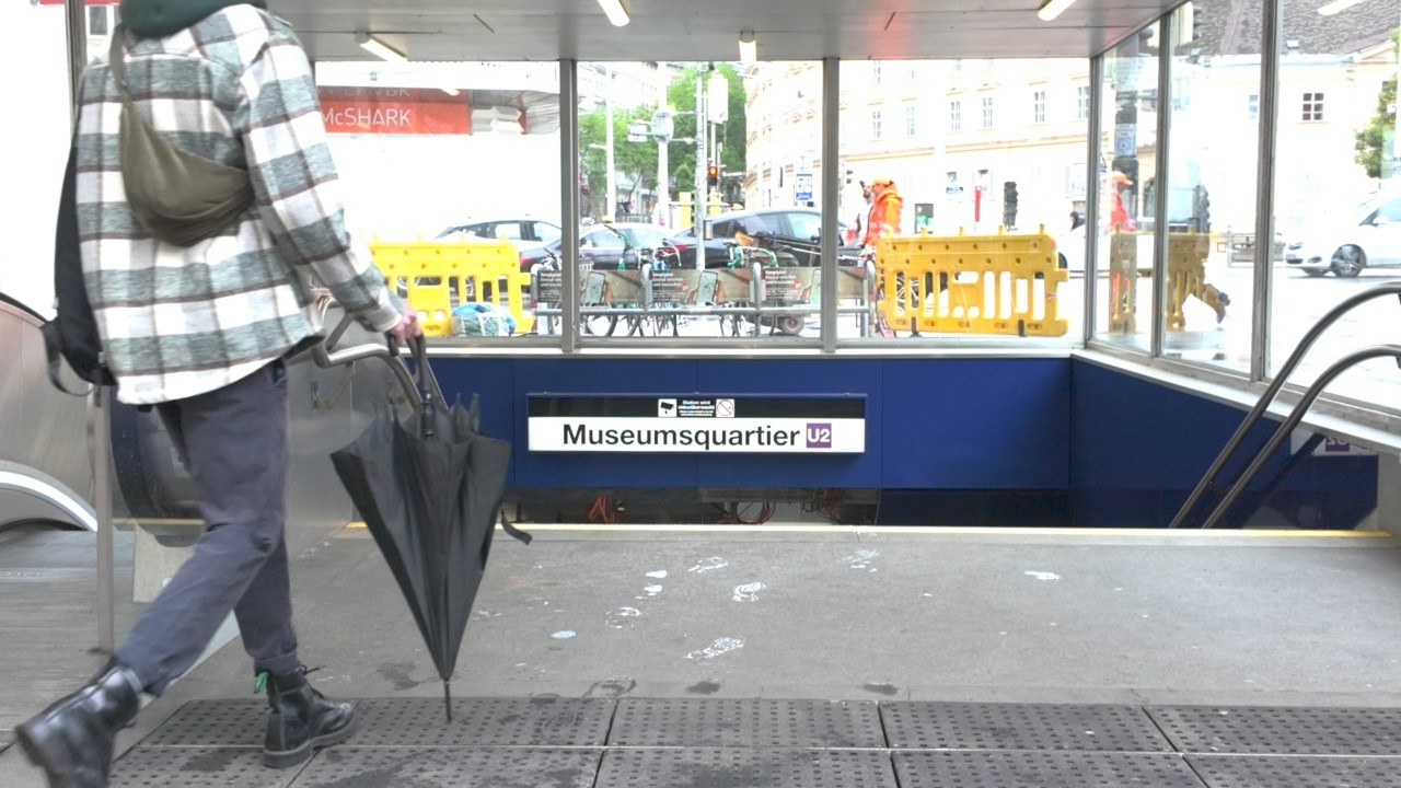 Along Metro U2 | From Karlsplatz to Museumsquartier | Vienna 4K Virtual Walk