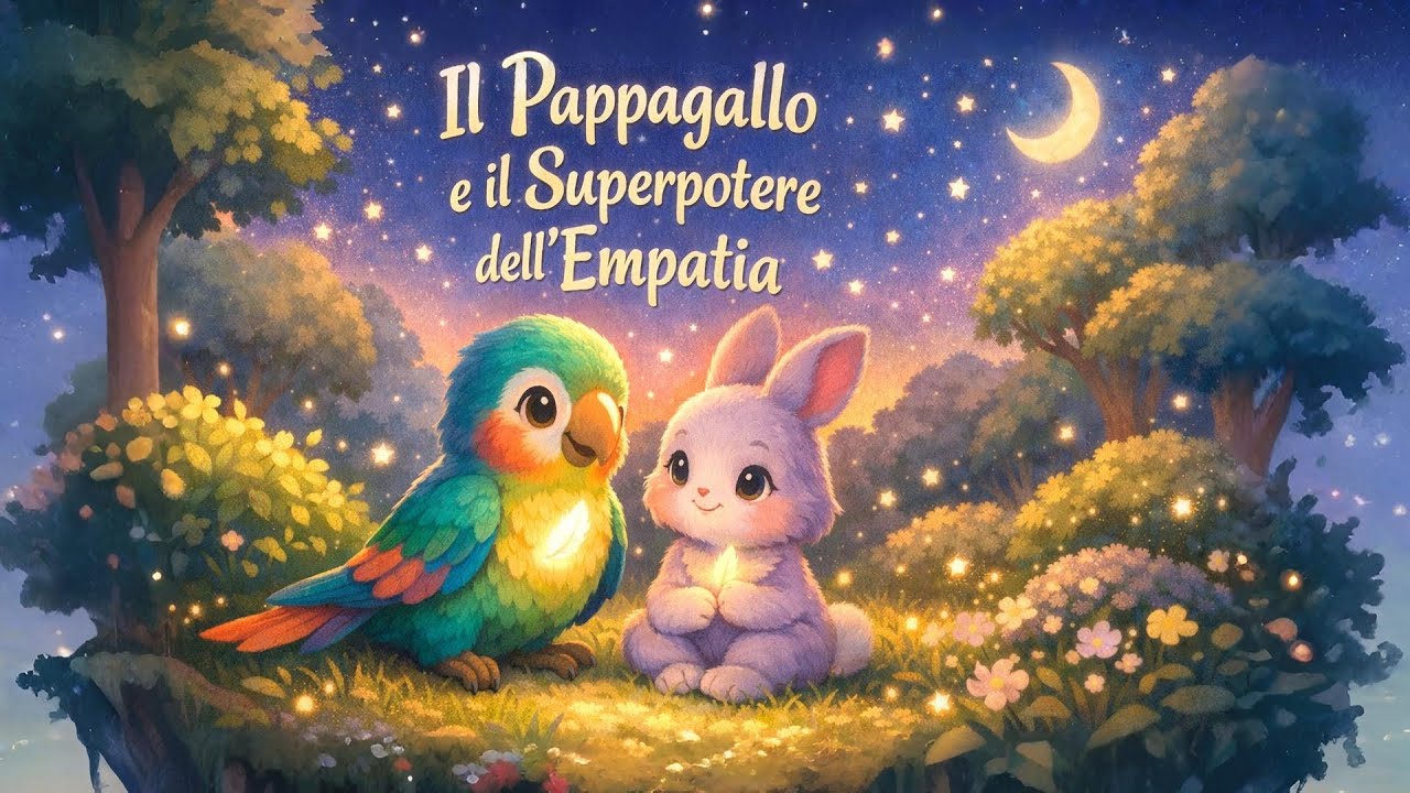 Il Pappagallo e il Super potere dell’Empatia #fiabe  #bambini #meditazione #pappagallo #coniglio