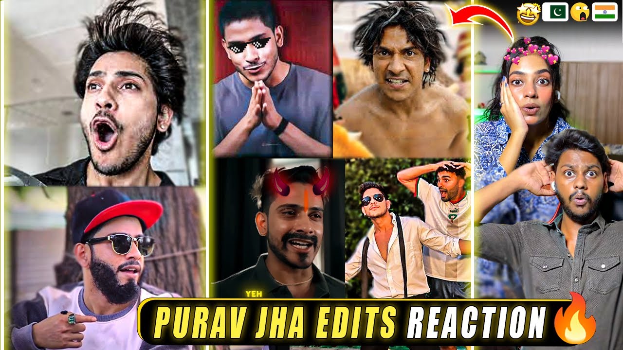 Pakistani React on Purav Jha Attitude Edits 🔥 | Purav Jha Angry 😱🔥