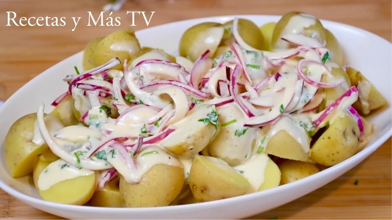 Cómo hacer ensalada de papas cremosa fácil y deliciosa para Navidad