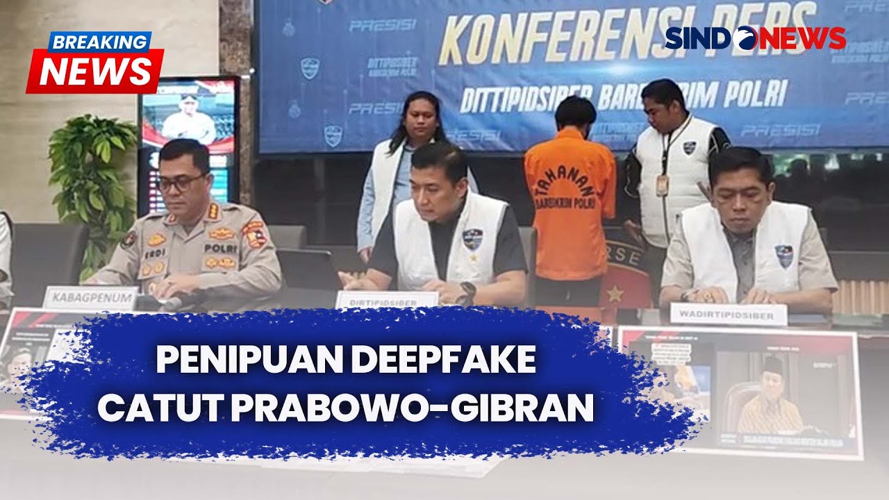 BREAKING NEWS Bareskrim Polri Bongkar Penipuan Catut Nama Prabowo-Gibran Gunakan AI Deepfake | 07/02