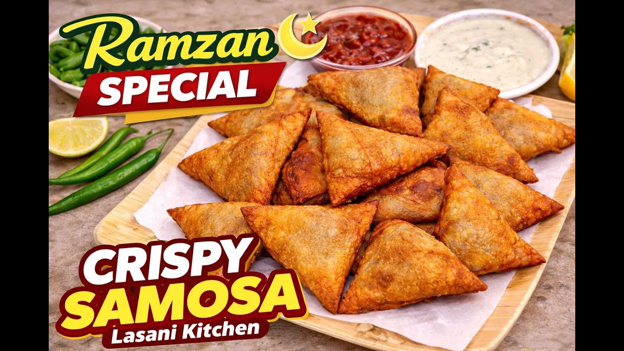 Perfect Iftar Samosa Recipe | Ramzan Special Crispy Samosay | Lasani Kitchen