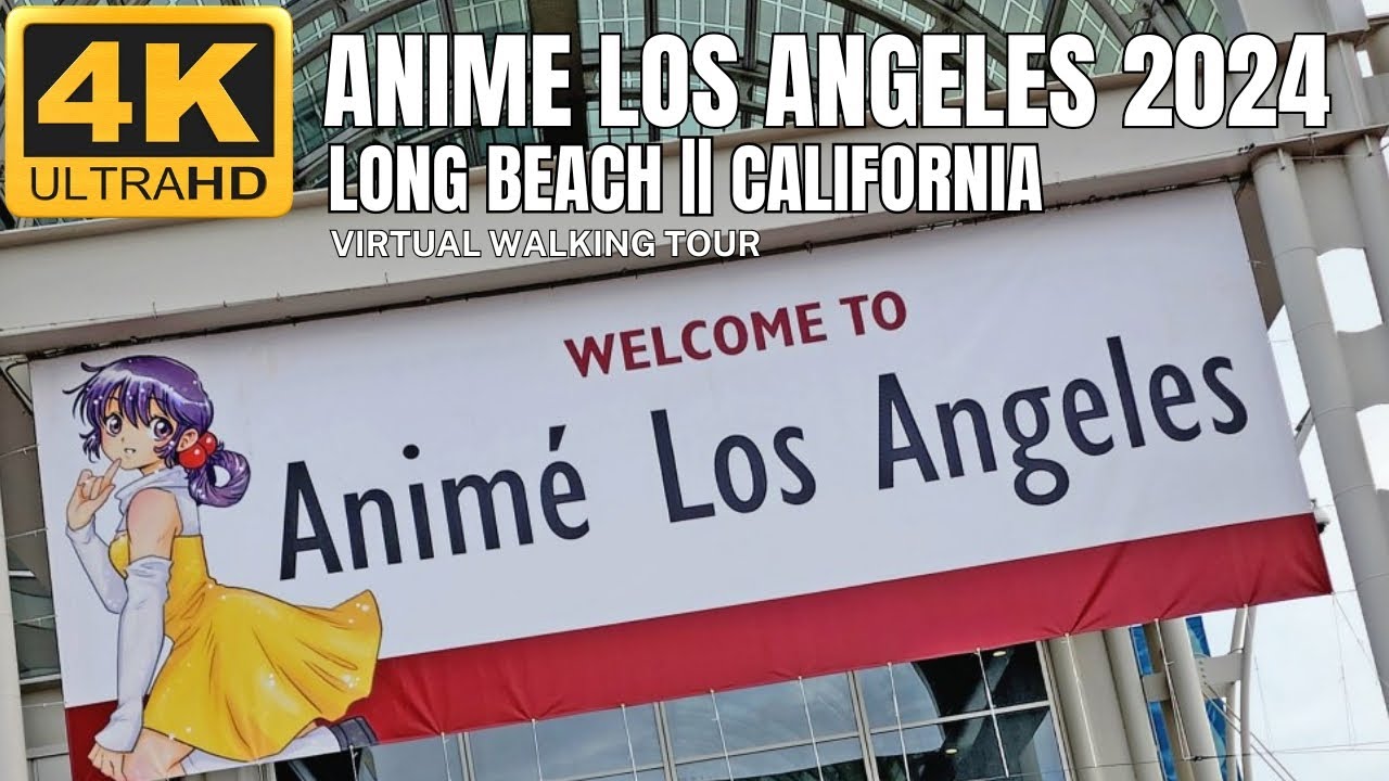 WALK IN 4K ANIME LOS ANGELES 19 COS PLAYER WALKING TOUR 2024 || LONG BEACH CA