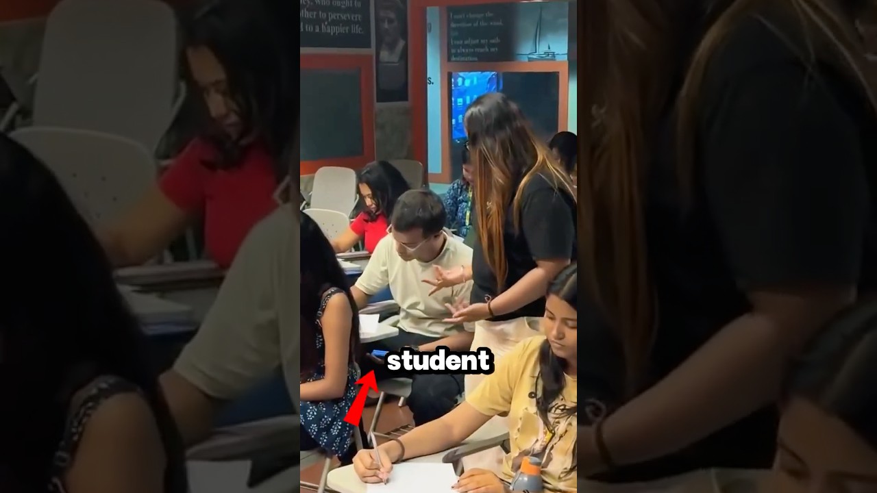 He Got Caught Cheating On A Major Exam And Was Forced To Leave The Classroom