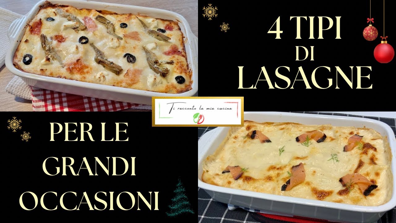LASAGNE PER TUTTI I GUSTI | Tutte ricche e gustose e tu quale scegli?