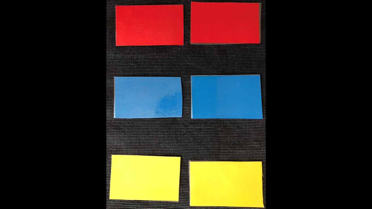 Montessori Sensorial Color Box 1 (DIY At Home)
