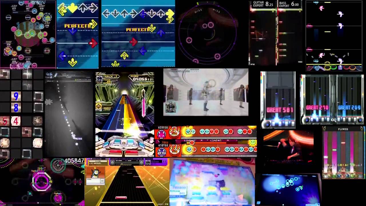 【BEMANI全機種＋5機種】FLOWER 15機種比較