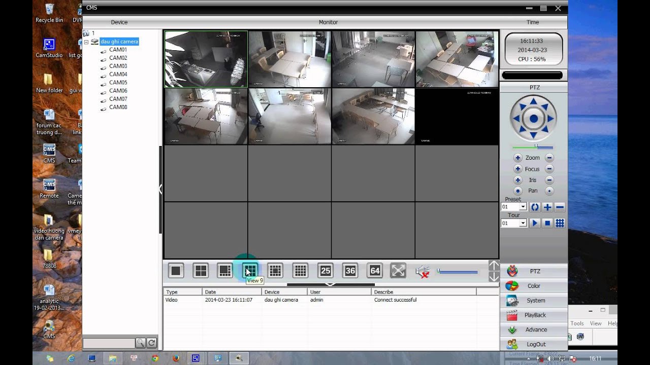 HƯỚNG DẪN SỬ DỤNG PHẦN MỀM CMS TRÊN MÁY TÍNH XEM CAMERA | HIEU PHAM