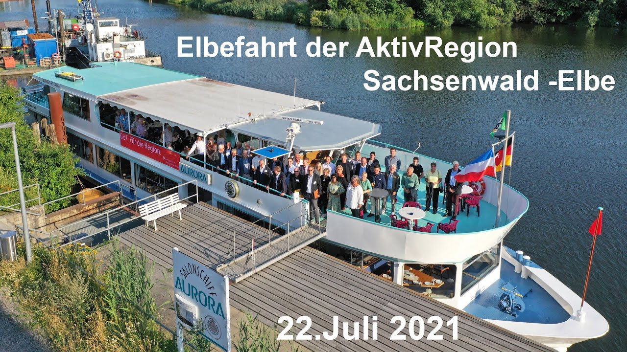 Elbefahrt der AktivRegion Sachsenwald-Elbe 22.Juli 2021