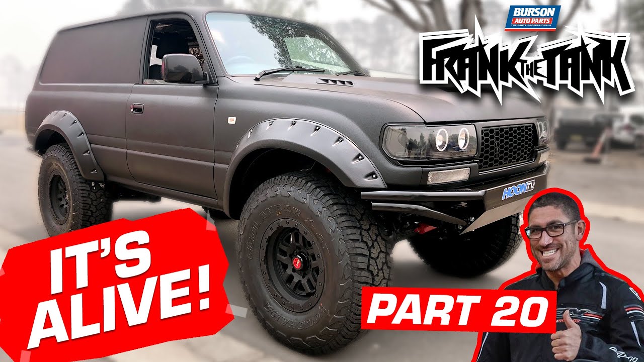 V8 CONVERSION RUNS! - V8 Landcruiser PANEL VAN build [EP20]