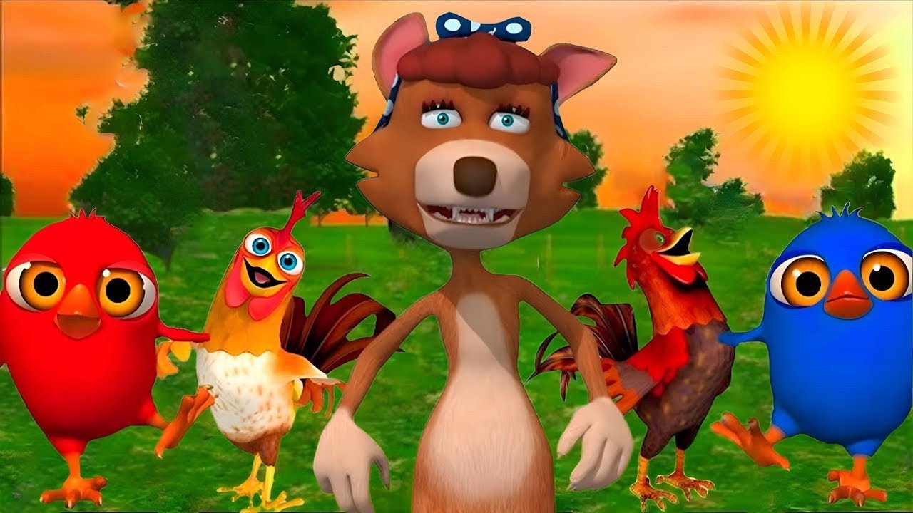 El pollito pío |  Mezcla de juegos de tractor, toro y dinosaurio |  Parte-