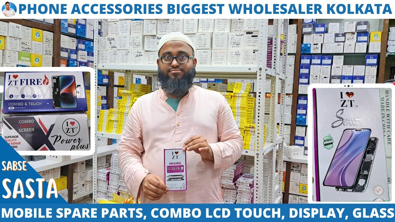 Exclusive Mobile Spare Parts, Display Combo, Tempered Glass, Display Wholesaler in Kolkata