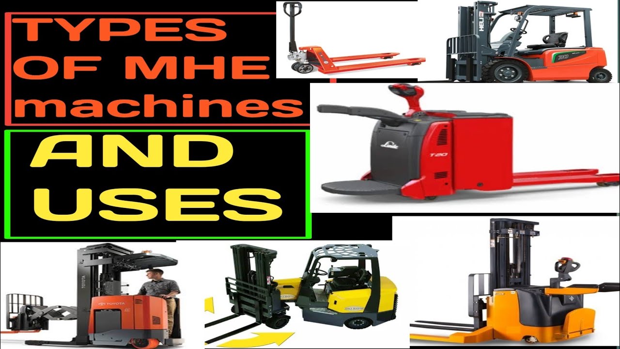 Different types Mhe machines and it's uses #forkliftandev