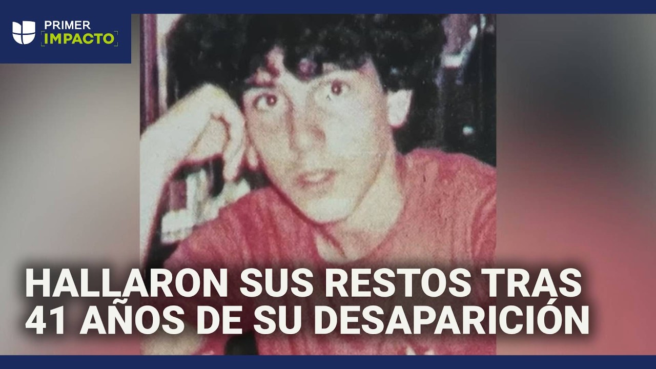 Hallan restos de joven desaparecido hace 41 años: estaban en casa demolida de excompañero de clases