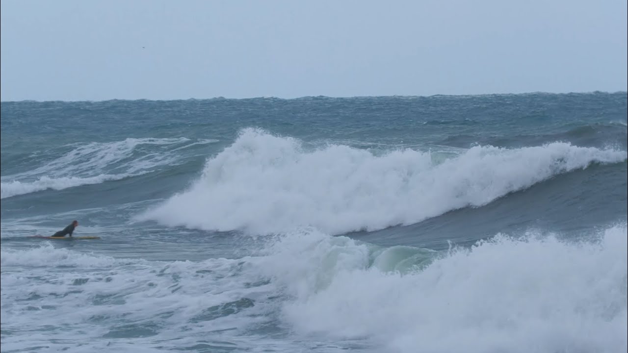 CAN YOU SURF THIS ? || Stormy Seas In Israel Northern Swell & Winds