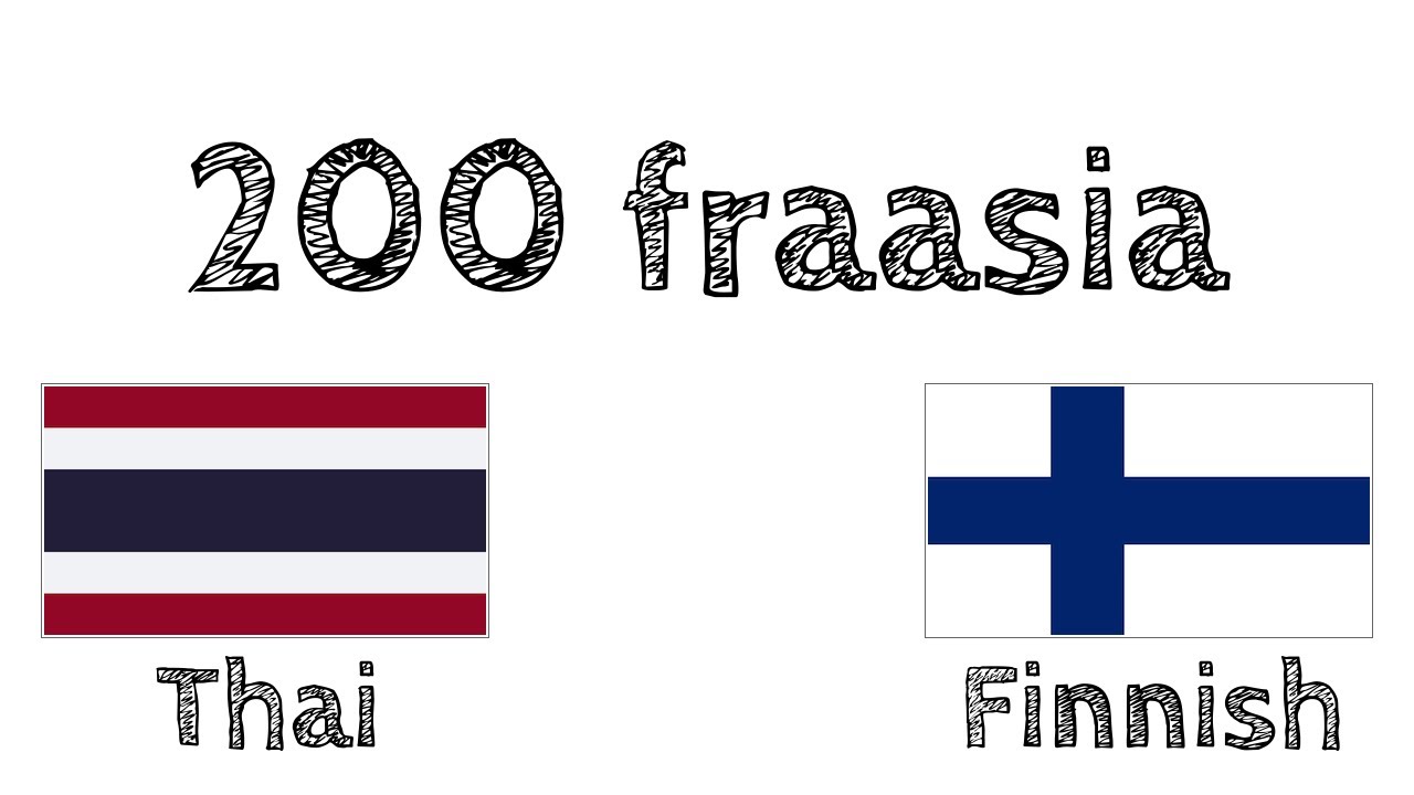 200 fraasia - Thai - Suomi