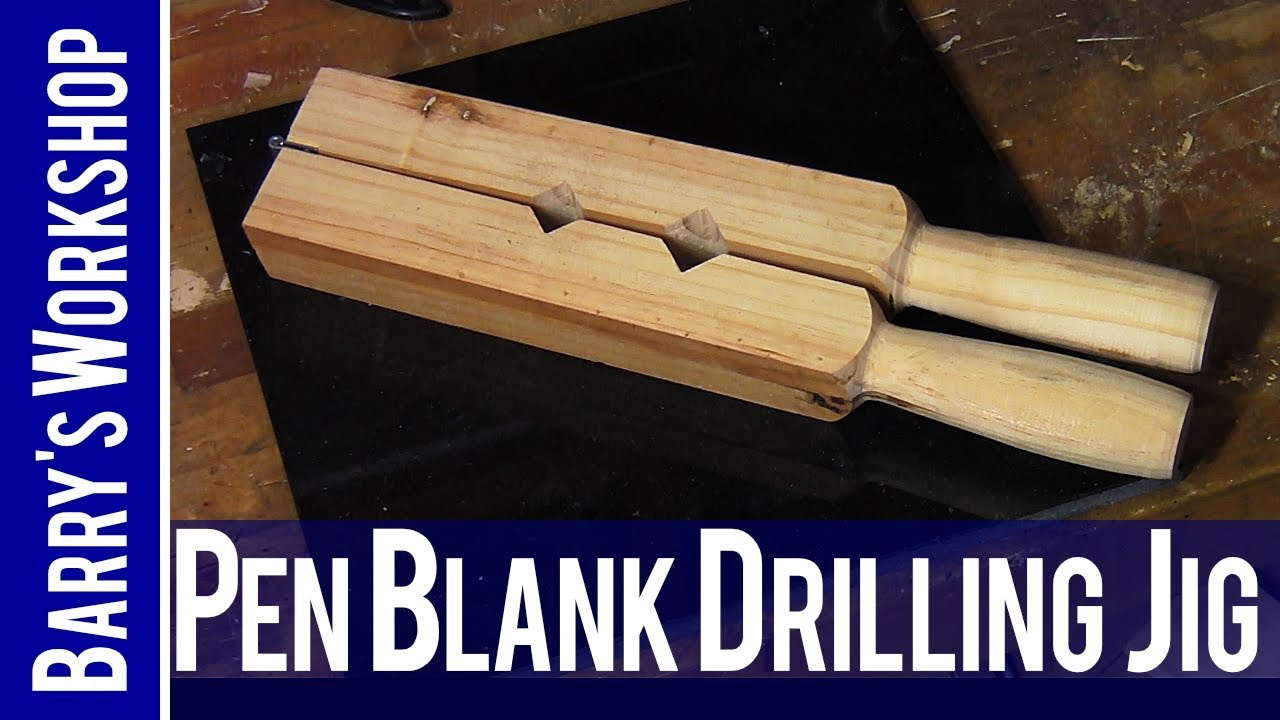 Quick and Easy Pen Blank Drilling Jig
