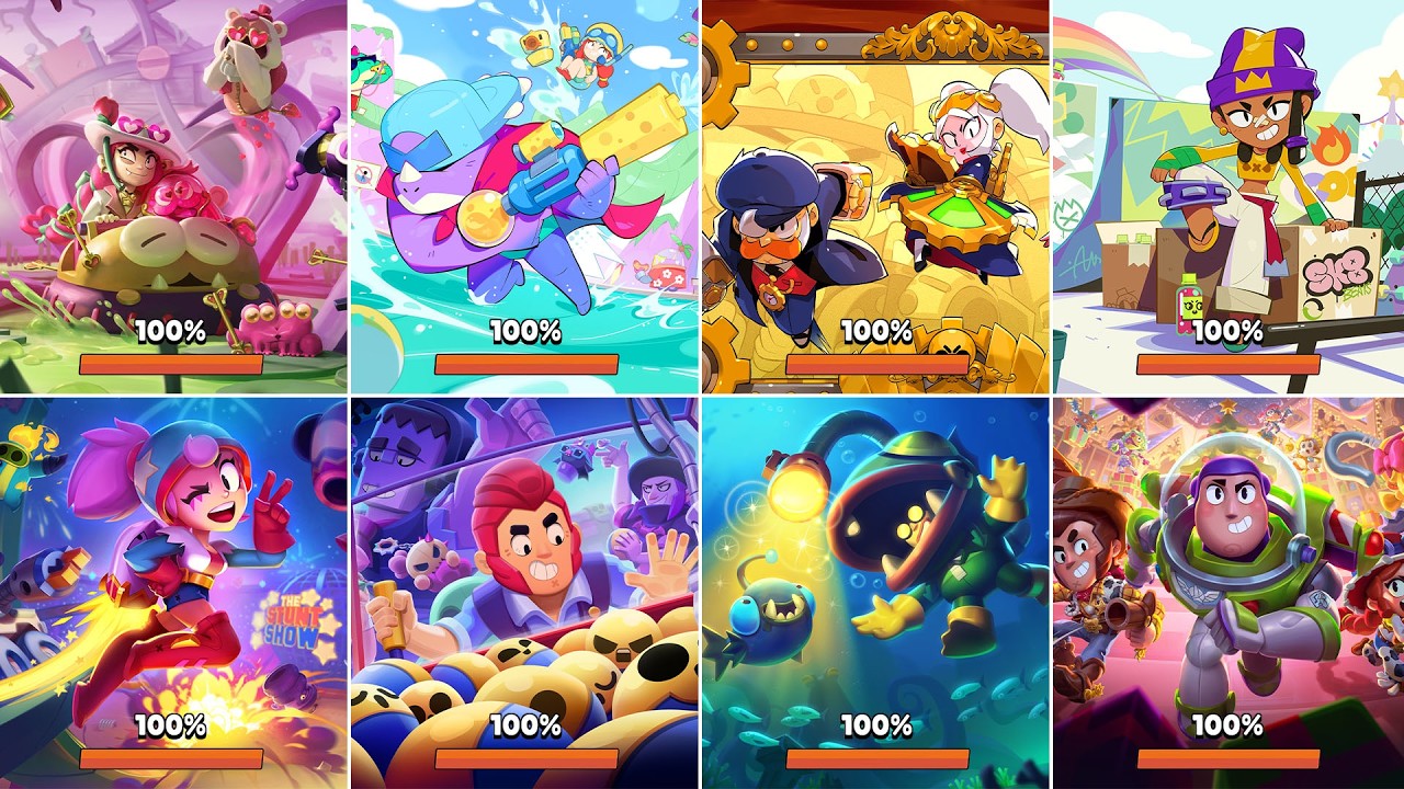 Loading Screen Evolution with Sound [ 2017-2026 ]  | Pierce, Glowbert, Steampunk, Brawlentine's