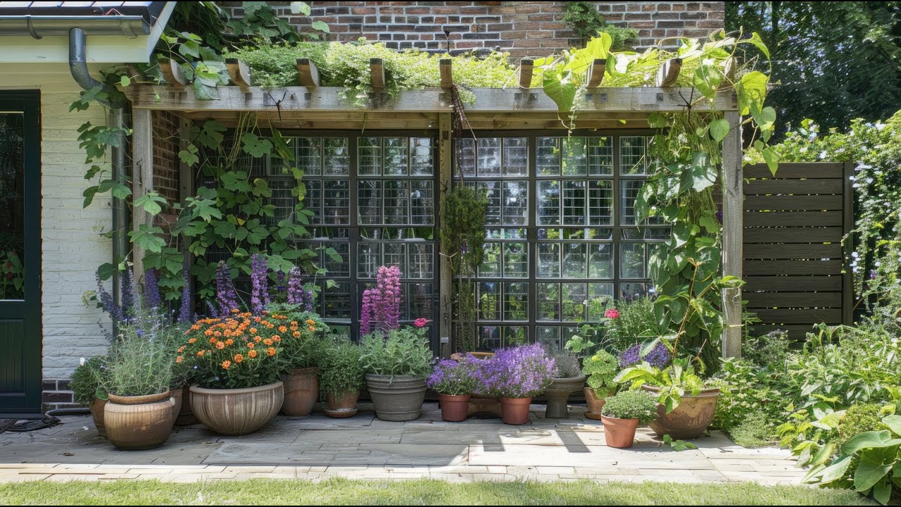 Country Farmhouse Garden Ideas with Recycled Charm