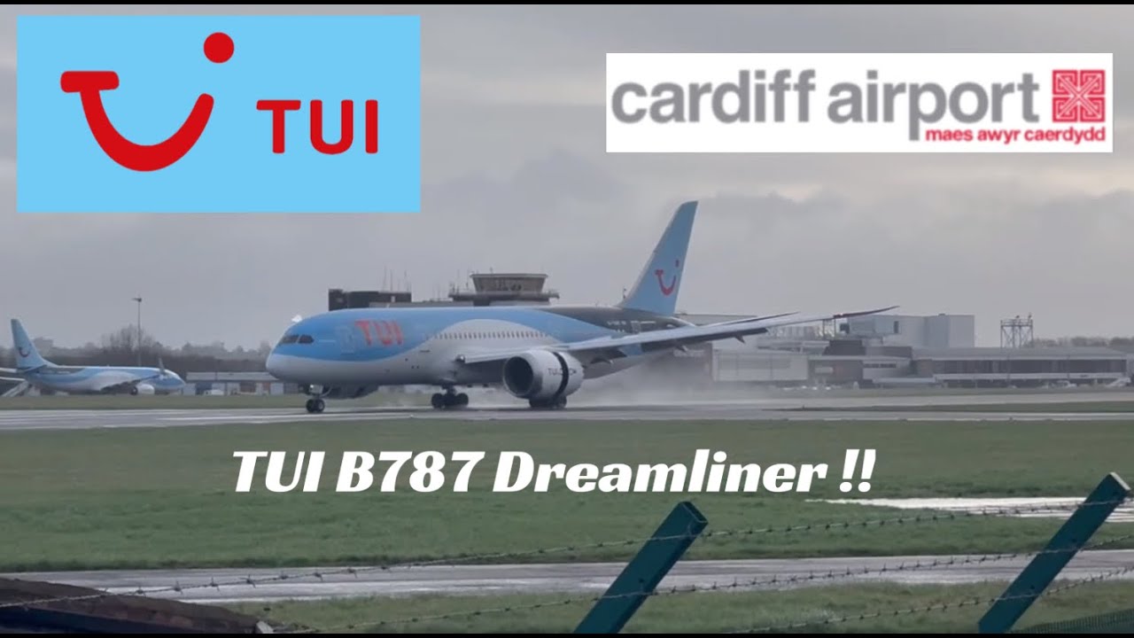 Morning Spotting At Cardiff Airport | Including TUI B787 ! | 16/02/24