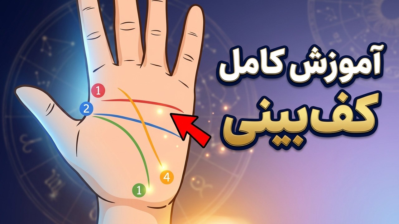 آموزش کف بینی و رمز گشایی خطوط دست