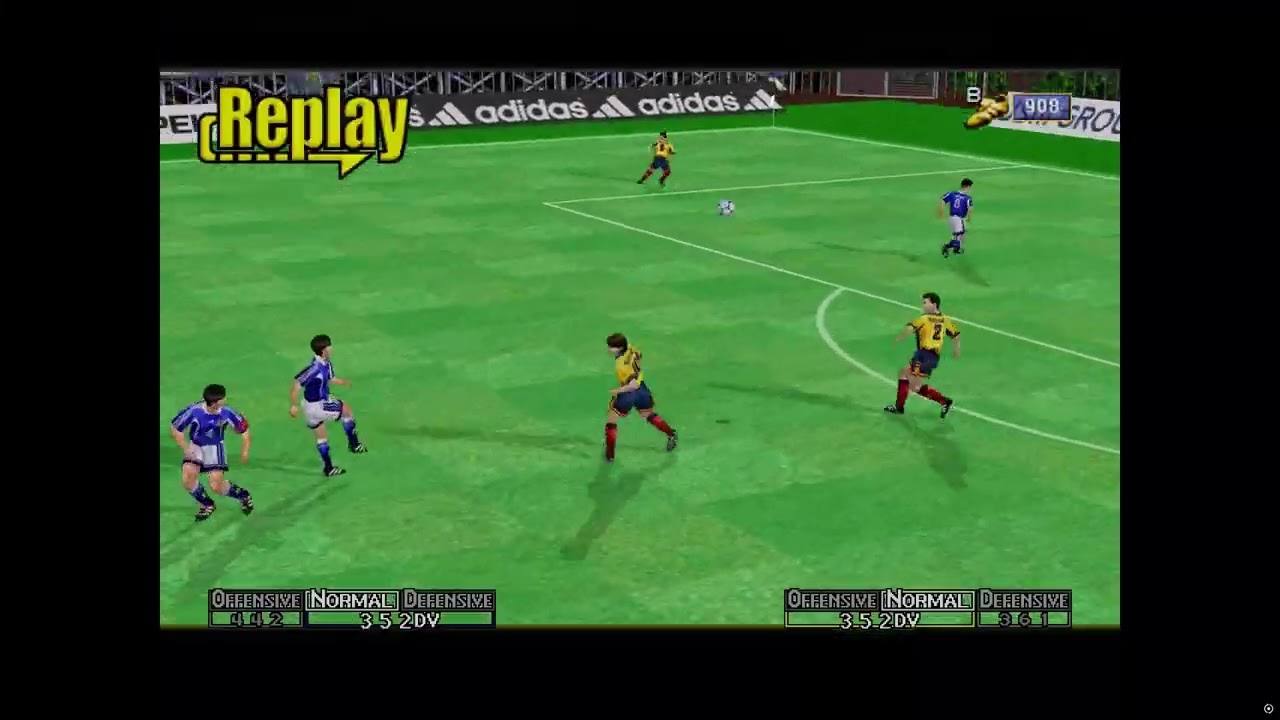 Virtua Striker 2 ver. 2000.1 (Dreamcast) - Best Goal 908 Points WORLD RECORD!!!!!