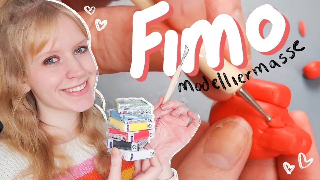 Ich benutze zum ersten Mal FIMO MODELLIERMASSE! || Art Challenge