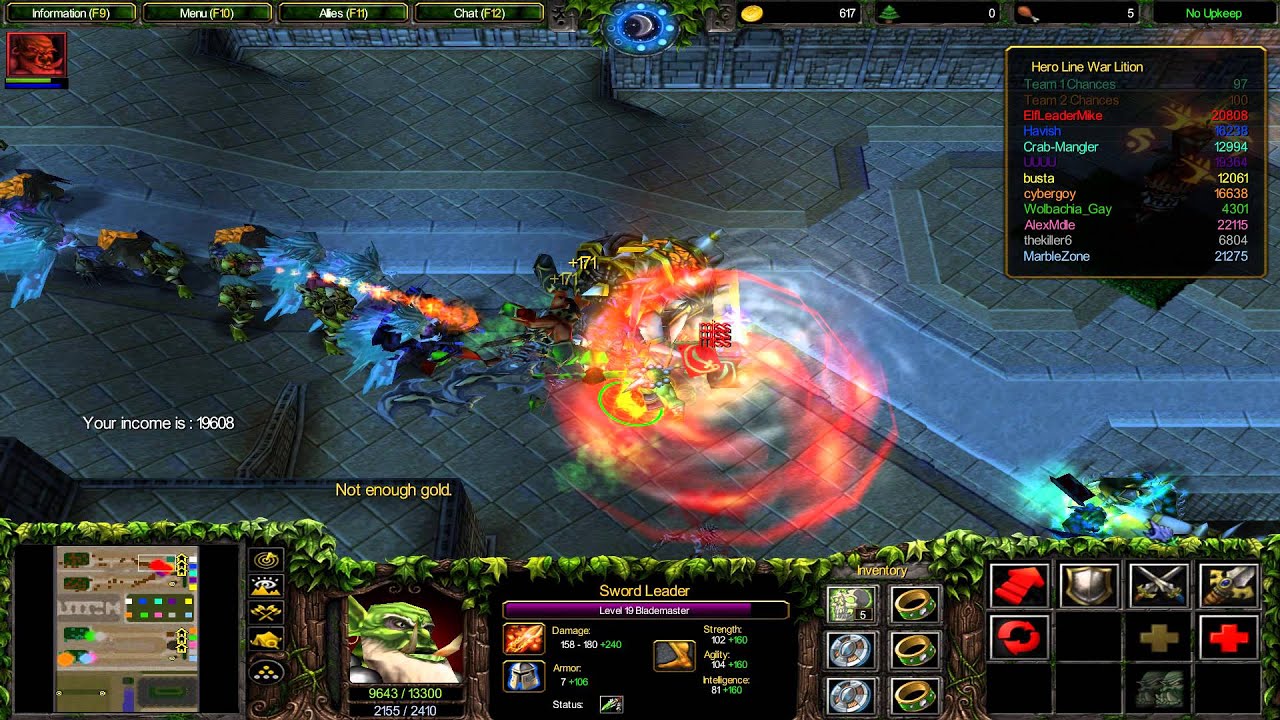 Warcraft 3 TFT - Hero Line Wars Lition #16