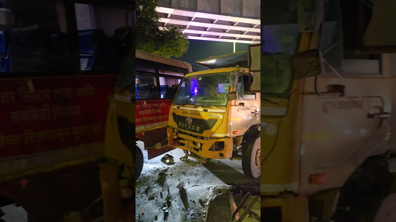 Accident near Bund Garden Bridge Yerwada Pune 03June 2025