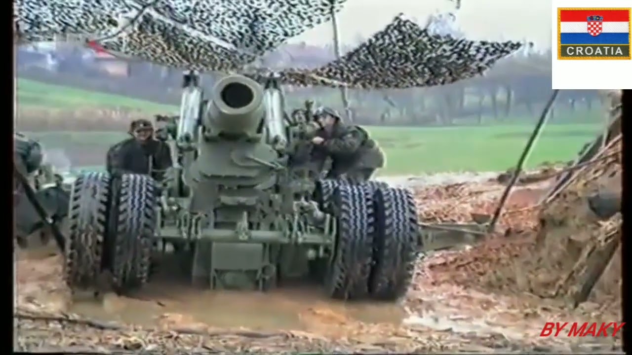 Croatian Howitzers 203 mm in action🇭🇷Hrvatske Haubice 203 mm u akciji