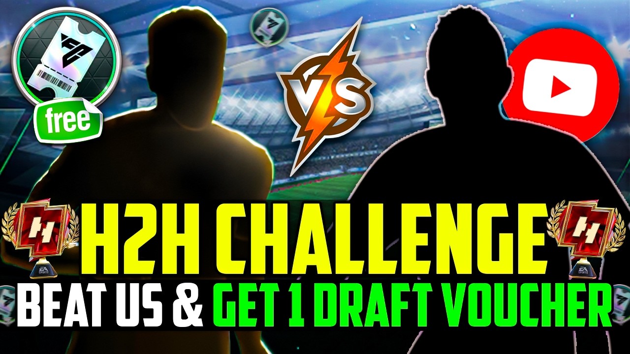 FC MOBILE LIVE H2H GRIND & CHALLENGE | BEAT US AND WIN DRAFT VOUCHERS 😉