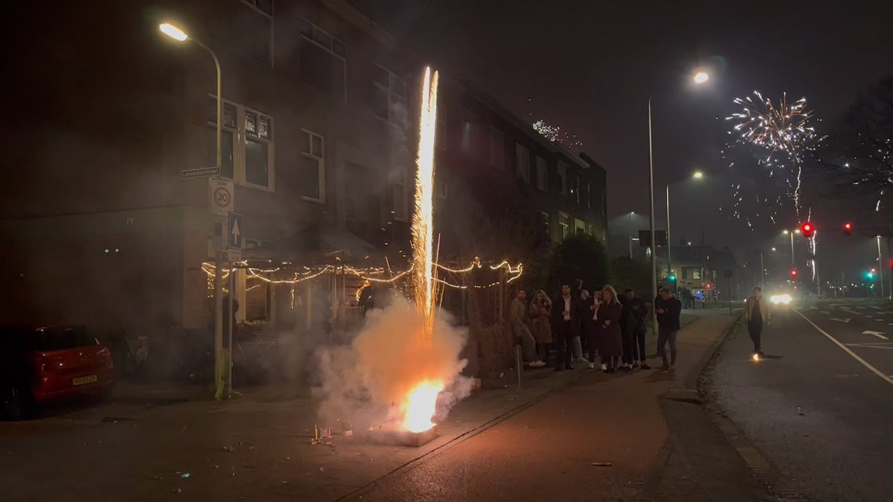 Vuurwerk Oud en Nieuw 2022 - 2023 in Den Haag