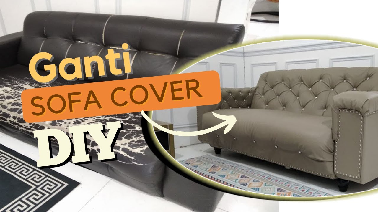 Ganti kulit sofa buat sendiri reupholster#jomgergaji