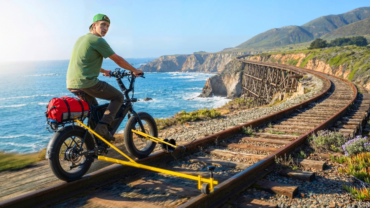I Built an Electric Rail Bike for Abandoned Railroads